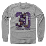 Mens Long Sleeve Heather Gray