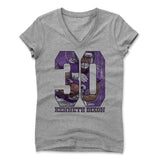 Womens Women's V-Neck Athletic Gray